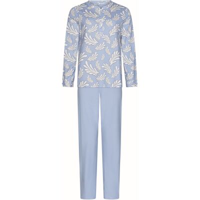 IJsblauwe katoenen pyjama Pastunette Blauw vrouw 50 IJsblauwe katoenen pyjama Pastunette Blauw vrouw 50