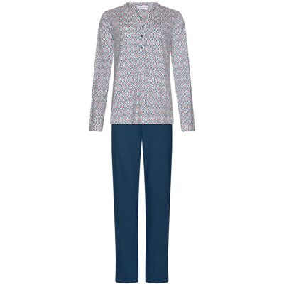 Duurzame katoenen pyjama Pastunette Blauw vrouw 52 Duurzame katoenen pyjama Pastunette Blauw vrouw 52