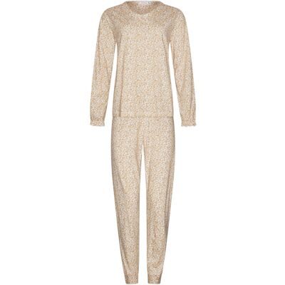 Pastunette Katoenen pyjama beige panterprint Beige vrouw 50 Pastunette Katoenen pyjama beige panterprint Beige vrouw 50