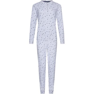 Speels stippen en sterren pyjama Rebelle Grijs vrouw 48 Speels stippen en sterren pyjama Rebelle Grijs vrouw 48