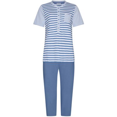 Katoenen Pastunette pyjama strepen Blauw vrouw 52 Katoenen Pastunette pyjama strepen Blauw vrouw 52