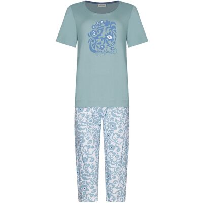 Pastunette Duurzame katoenen pyjama grijsblauw Blauw vrouw 36 Pastunette Duurzame katoenen pyjama grijsblauw Blauw vrouw 36