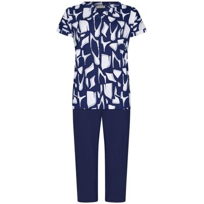 Pastunette Pyjama speelse vlekken duurzaam Blauw vrouw 42 Pastunette Pyjama speelse vlekken duurzaam Blauw vrouw 42
