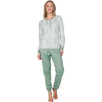 Katoenen dames pyjama lichtgroen Pastunette Groen vrouw 38 Katoenen dames pyjama lichtgroen Pastunette Groen vrouw 38