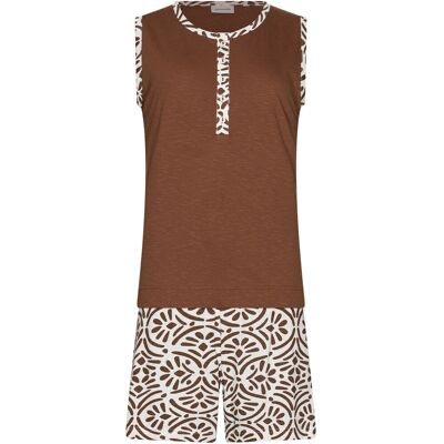Pastunette shortama katoen bruin Bruin vrouw 36 Pastunette shortama katoen bruin Bruin vrouw 36