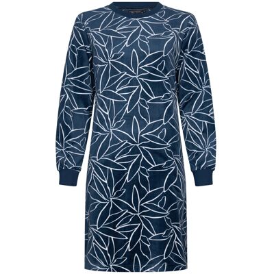 Marineblauw fleece nachthemd Pastunette Blauw vrouw 42 Marineblauw fleece nachthemd Pastunette Blauw vrouw 42