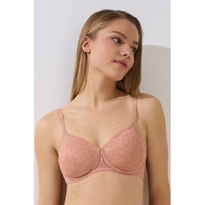Poeder roze beugelloze bh Lisca Opal Roze vrouw 90 Poeder roze beugelloze bh Lisca Opal Roze vrouw 90