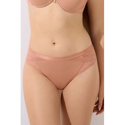 Poeder roze Brasilian slip van Lisca Opal Roze vrouw 36 Poeder roze Brasilian slip van Lisca Opal Roze vrouw 36