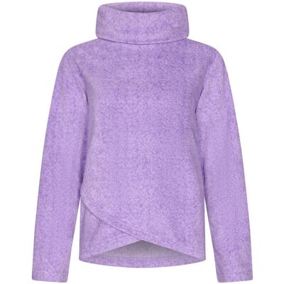 Paars fleece pyjamashirt Rebelle Paars vrouw 36 Paars fleece pyjamashirt Rebelle Paars vrouw 36