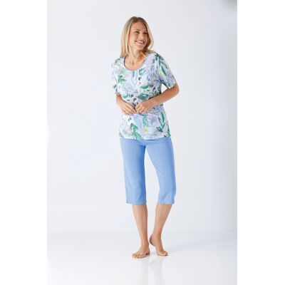 Hajo dames pyjama bloemen Wit vrouw 40/42 Hajo dames pyjama bloemen Wit vrouw 40/42