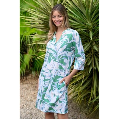 Ringella Nachthemd abstracte bloemen groen Groen vrouw 48 Ringella Nachthemd abstracte bloemen groen Groen vrouw 48
