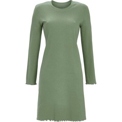 Groen nachthemd Ringella rib Groen vrouw 38 Groen nachthemd Ringella rib Groen vrouw 38