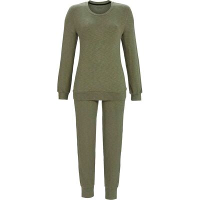 Olijfgroene pyjama Ringella Groen vrouw 38 Olijfgroene pyjama Ringella Groen vrouw 38
