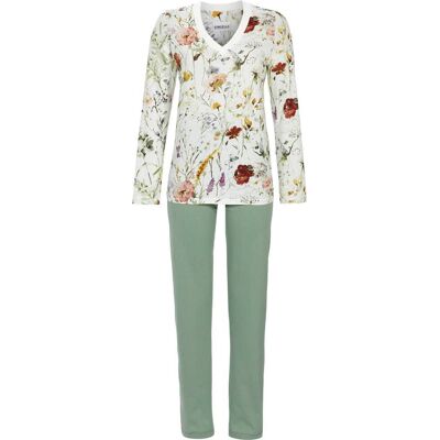 Bonte bloemen pyjama Ringella Wit vrouw 50 Bonte bloemen pyjama Ringella Wit vrouw 50