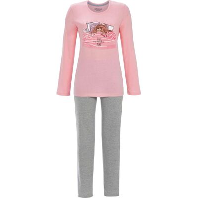 Roze katoenen pyjama Ringella Roze vrouw 50 Roze katoenen pyjama Ringella Roze vrouw 50