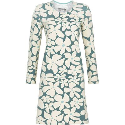 Blauw nachthemd bloemen Ringella Blauw vrouw 48 Blauw nachthemd bloemen Ringella Blauw vrouw 48
