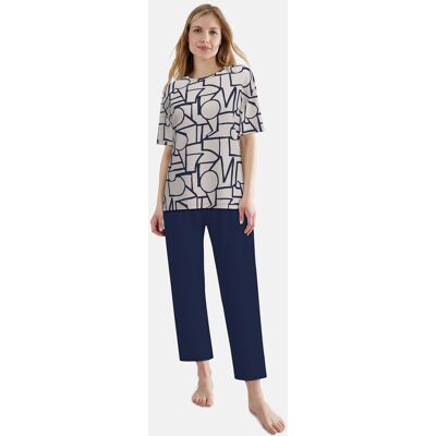Zomerse dames pyjama van Tom Tailor Beige vrouw 38 Zomerse dames pyjama van Tom Tailor Beige vrouw 38