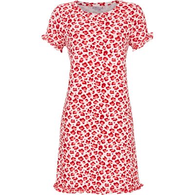 Roze panterprint nachthemd Ringella Roze vrouw 40 Roze panterprint nachthemd Ringella Roze vrouw 40