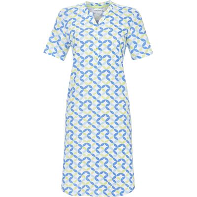 Ringella nachthemd grafisch blauw Blauw vrouw 42 Ringella nachthemd grafisch blauw Blauw vrouw 42