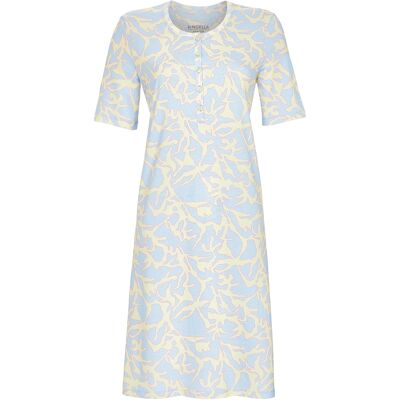 Ringella nachthemd blauw aderpatroon Blauw vrouw 36 Ringella nachthemd blauw aderpatroon Blauw vrouw 36