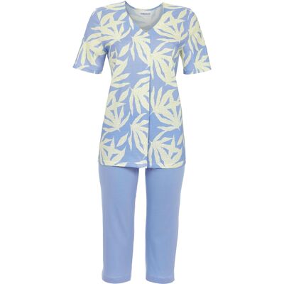 Ringella Elegante flora pyjama blauw Blauw vrouw 46 Ringella Elegante flora pyjama blauw Blauw vrouw 46