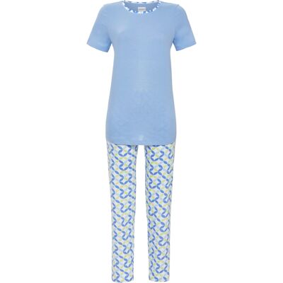 Grafische pyjama blauw Ringella Blauw vrouw 38 Grafische pyjama blauw Ringella Blauw vrouw 38