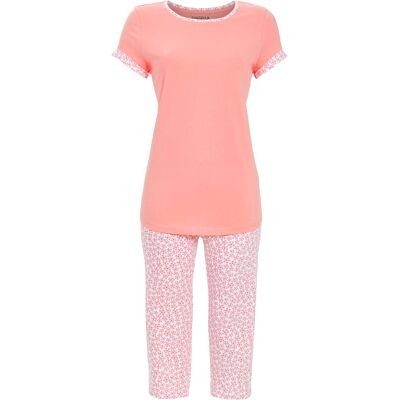 Ringella Katoenen pyjama roze bloemen Roze vrouw 38 Ringella Katoenen pyjama roze bloemen Roze vrouw 38