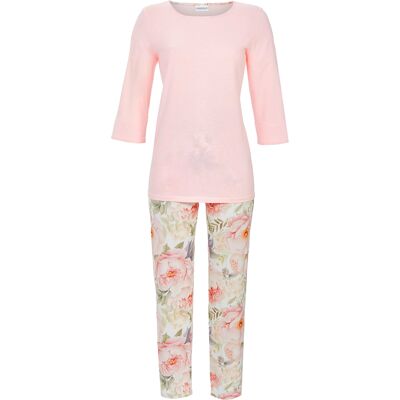 Roze rozen pyjama Ringella Roze vrouw 50 Roze rozen pyjama Ringella Roze vrouw 50