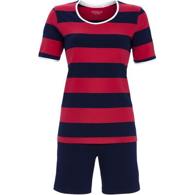 Gestreepte Ringella shortama rood Rood vrouw 36 Gestreepte Ringella shortama rood Rood vrouw 36