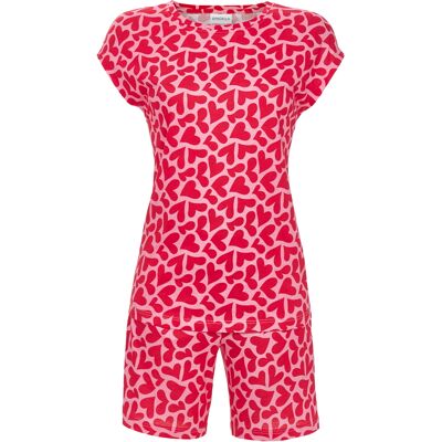 Roze hartjes shortama Ringella Roze vrouw 44 Roze hartjes shortama Ringella Roze vrouw 44