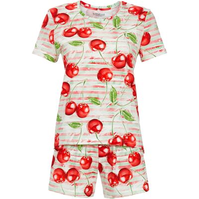 Katoenen shortama kersen Ringella Rood vrouw 38 Katoenen shortama kersen Ringella Rood vrouw 38