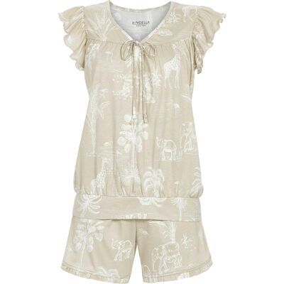 Speelse beige shortama Ringella Beige vrouw 36 Speelse beige shortama Ringella Beige vrouw 36