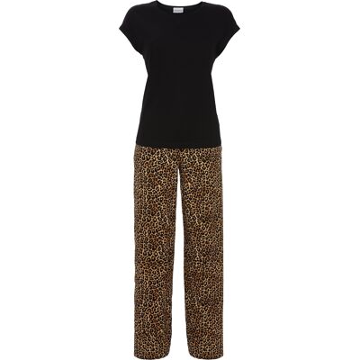 Leopard dames pyjama Ringella Bruin vrouw 40 Leopard dames pyjama Ringella Bruin vrouw 40