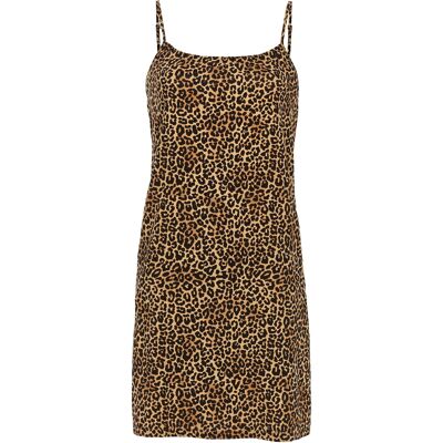 Leopard dames spaghetti nachthemd Ringella Bruin vrouw 44 Leopard dames spaghetti nachthemd Ringella Bruin vrouw 44