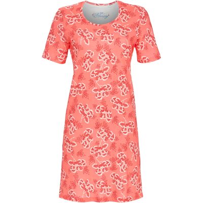 Rood gebloemd nachthemd Ringella Rood vrouw 38 Rood gebloemd nachthemd Ringella Rood vrouw 38
