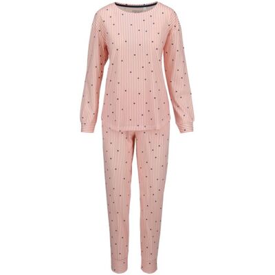 Katoenen dames pyjama perzik Ringella Roze vrouw 38 Katoenen dames pyjama perzik Ringella Roze vrouw 38