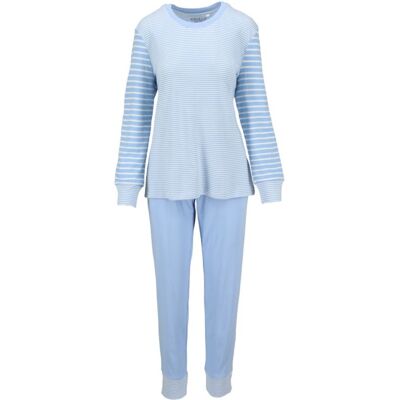 Katoenen dames pyjama fjord blauw Ringella Blauw vrouw 38 Katoenen dames pyjama fjord blauw Ringella Blauw vrouw 38