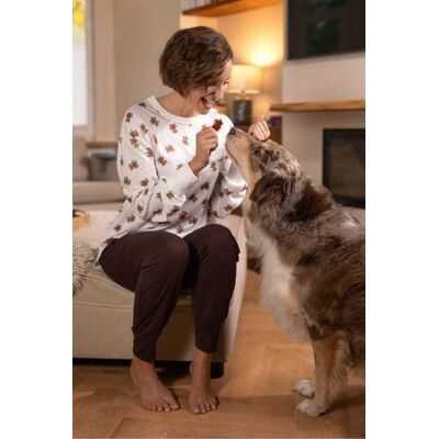 Katoenen dames pyjama champagne Ringella Beige vrouw 38 Katoenen dames pyjama champagne Ringella Beige vrouw 38