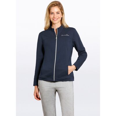 Dames homewear jasje Hajo blauw Blauw vrouw 42 Dames homewear jasje Hajo blauw Blauw vrouw 42