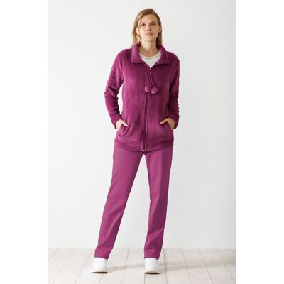 Paars dames huispak van Hajo Paars vrouw 40 Paars dames huispak van Hajo Paars vrouw 40