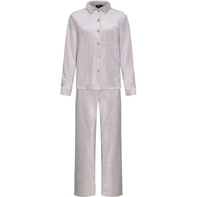 Grijs doorknoop huispak Pastunette Wit vrouw 44 Grijs doorknoop huispak Pastunette Wit vrouw 44