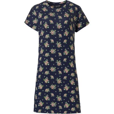 Bloemennachthemd Pastunette Blauw vrouw M Bloemennachthemd Pastunette Blauw vrouw M