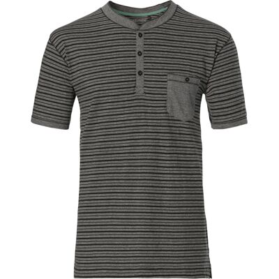 Pastunette Grijs gestreept pyjama shirt Grijs man S Pastunette Grijs gestreept pyjama shirt Grijs man S