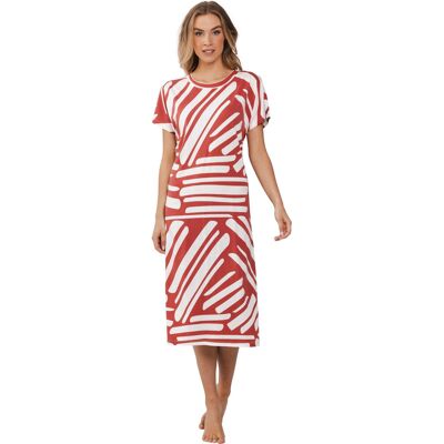 Modern duurzaam rood nachthemd Pastunette Rood vrouw 40 Modern duurzaam rood nachthemd Pastunette Rood vrouw 40