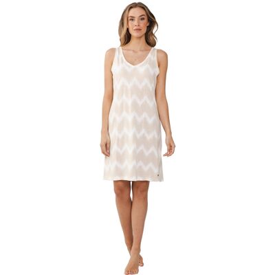 Pastunette Duurzame zigzag nachthemd beige Beige vrouw 36 Pastunette Duurzame zigzag nachthemd beige Beige vrouw 36