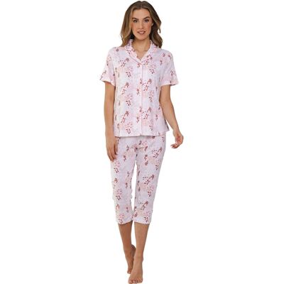 Pastunette Katoenen roze doorknooppyjama Roze vrouw 36 Pastunette Katoenen roze doorknooppyjama Roze vrouw 36