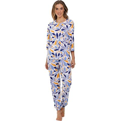 Pastunette Duurzame pyjama passievrucht kleuren Blauw vrouw 46 Pastunette Duurzame pyjama passievrucht kleuren Blauw vrouw 46
