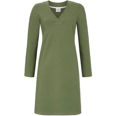 Olijfgroen nachthemd Ringella sweatstof Groen vrouw 36 Olijfgroen nachthemd Ringella sweatstof Groen vrouw 36
