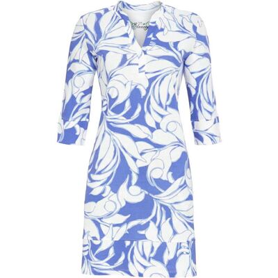 Ringella Nachthemd abstracte bloemen blauw Blauw vrouw 44 Ringella Nachthemd abstracte bloemen blauw Blauw vrouw 44
