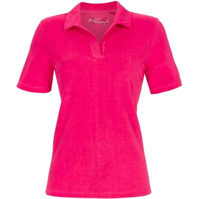 Ringella Badstoffen pyjamashirt fuchsia Rood vrouw 42 Ringella Badstoffen pyjamashirt fuchsia Rood vrouw 42
